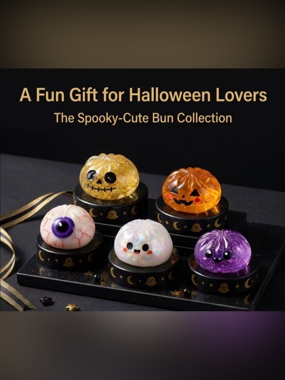 Halloween Mystery Squishy Bun - Picture 2 of 3
